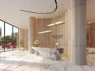 Complejo residencial New complex Weybridge Gardens 5 with a swimming pool and gardens close to the polo resort, Dubailand Residence Complex, Dubai, UAE