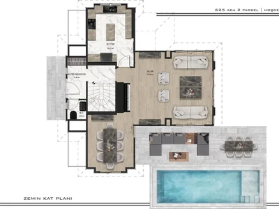 Willa Eight bedroom villa 436 m2 with pool.