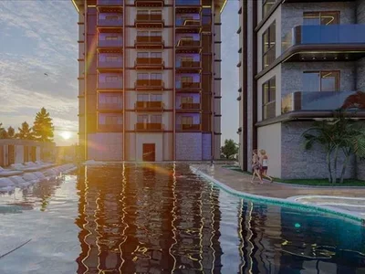 Zespół mieszkaniowy New residence with a swimming pool and a fitness center, Payallar, Turkey