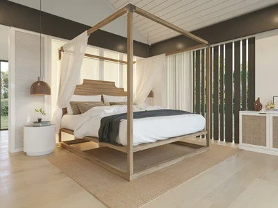 Zespół mieszkaniowy New complex of villas with swimming pools and gardens close to the beach and the marina, Phuket, Thailand