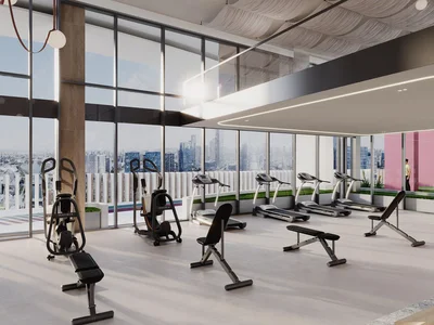 Жилой комплекс Новый комплекс Lucky Oasis Residence с бассейном-пляжем, клубом и мини-гольфом, JVC, Дубай, ОАЭ