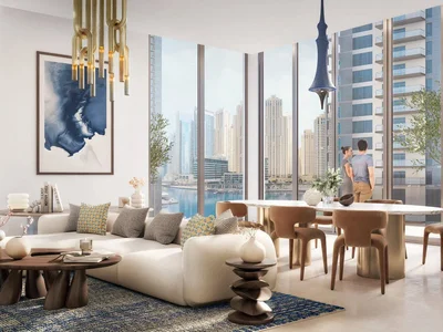 Residential complex Apartments in the new Marina Cove residence with a swimming pool 2 minutes from the waterfront in Dubai Marina area, Dubai