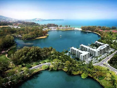 Complexe résidentiel New beautiful residence on the shore of the lagoon, Phuket, Thailand