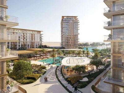Complexe résidentiel New South Square Residence with swimming pools, a wellness center and a co-working space, Dubai South, Dubai, UAE