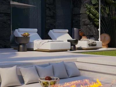 Residential complex New complex of villas with personal pools in Canggu, Badung, Indonesia