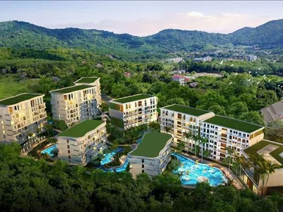 Complejo residencial Residence with a swimming pool, restaurants and a banquet hall at 400 meters from Rawai Beach, Phuket, Thailand