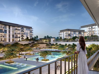 Жилой комплекс Новая резиденция Ocean Point с бассейном, парком и детским садом рядом с гаванью, Al Mina, Дубай, ОАЭ