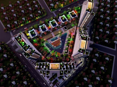 Wohnanlage Flats in a new complex with water park and cinema 500 m from the sea, Erdemli, Mersin, Turkey