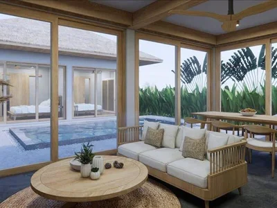 Zespół mieszkaniowy Complex of villas with terraces and swimming pools in Choeng Mon area, Samui, Thailand