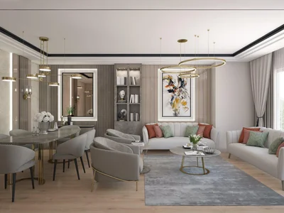 Residential complex Residential complex with a swimming pool and a fitness center close to universities and E-5 highway, Istanbul, Turkey