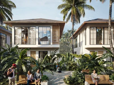 Zespół mieszkaniowy New villa with a view of the jungles in a residential complex with co-working areas, 5 minutes from the center of Ubud, Bali, Indonesia