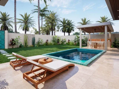 Complexe résidentiel New residential complex of villas with swimming pools close to all infrastructure, Maenam, Samui, Thailand