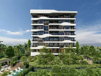 Dzielnica mieszkaniowa New Modern project in Avsallar, Alanya with modern exterior design