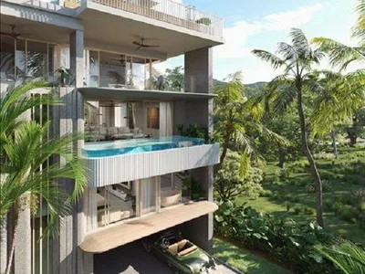 Residential complex Gated complex of townhouses with swimming pools on the first sea line, Bang Tao, Phuket, Thailand