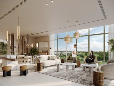 Complexe résidentiel New Golf Dale Residence with a golf course, swimming pools, and a clubhouse, Emaar South, Dubai, UAE