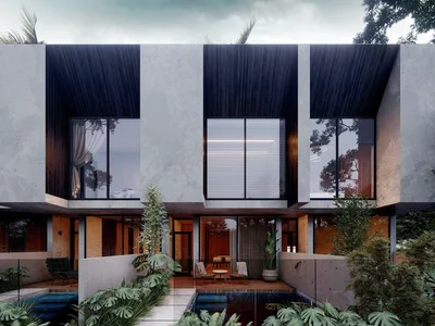 Zespół mieszkaniowy New premium complex of townhouses near the ocean, Uluwatu, Bali, Indonesia