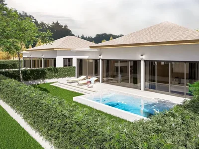 Zespół mieszkaniowy New residential complex of quality villas with swimming pools in Chaweng, Samui, Thailand