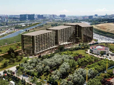 Residential complex Residential complex with garden and park views, close to shopping centers and universities, Kucukcekmece, Istanbul, Turkey