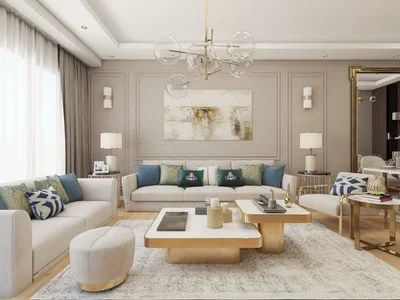 Residential complex Gated residence with swimming pools and gyms close to metro stations, Istanbul, Turkey