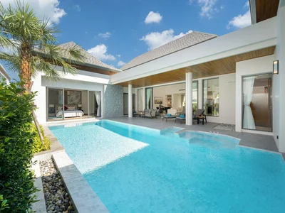 Residential complex Guarded complex of villas with swimming pool close to Bang Tao Beach, Phuket, Thailand