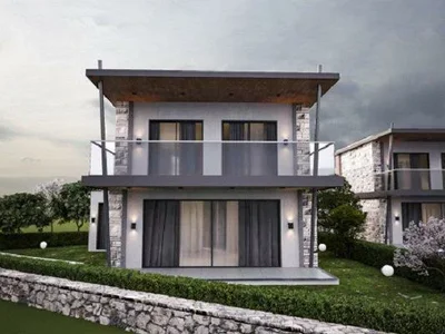 Complexe résidentiel New complex of villas with swimming pools and gardens in the center of Bodrum, Turkey