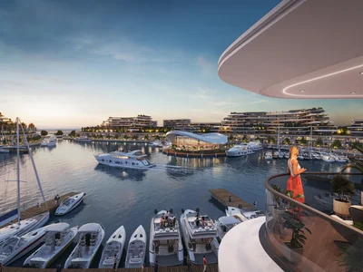 Complejo residencial New zone Dubai West! Top location directly on the sea! Newly built apartments Siniya Island.