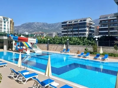 Zespół mieszkaniowy Furnished apartment 1+1 100 meters from the sea in the Konak Terrace complex.