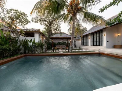Zespół mieszkaniowy Single-storey villa with a swimming pool, Ubud, Bali, Indonesia