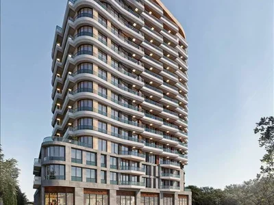 Residential complex New residence with a swimming pool and gardens close to highways, Istanbul, Turkey