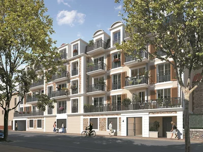 Wohnanlage New residential complex in Villiers-sur-Marne, Ile-de-France, France