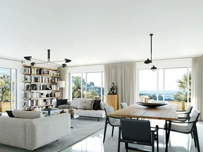 Zespół mieszkaniowy First class residential complex with swimming pools surrounded by greenery and with sea views, Eze, Cote d'Azur, France