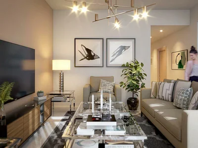 Complexe résidentiel Bianca Townhouses — luxury residence by Reportage Properties with swimming pools and green areas in Dubailand