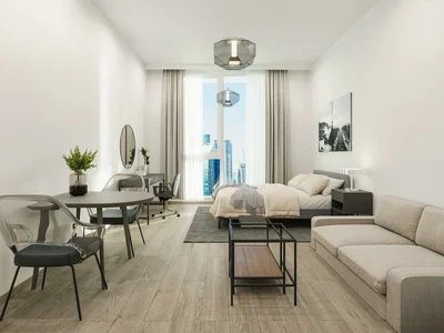 Complexe résidentiel New residence CENTURY with a swimming pool in the prestigious area of Business Bay, Dubai, UAE