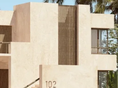 Apartamentowiec EG-111 Perched on Soma Bay’s eastern cliffs, Soma Coves is a luxury coastal retreat by Abu Soma