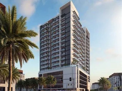 Residential complex New residence Elysee Heights with a swimming pool, JVC, Dubai, UAE