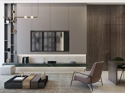 Complejo residencial Apartments in the new Park Meadows residence with a swimming pool and parks in the heart of Dubailand area, Dubai
