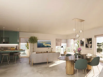 Zespół mieszkaniowy New residential complex near the sea in Antibes, Cote d'Azur, France