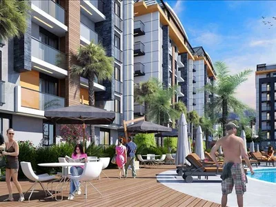 Complejo residencial New residence with a swimming pool and an water park close to the beach and golf courses, Antalya, Turkey