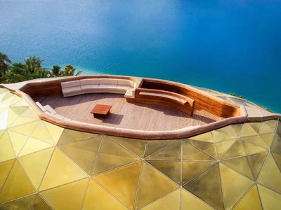 Residential complex Sweden Beach Palace — scandinavian-style villas by Kleindienst with a private beach area in The World Islands, Dubai