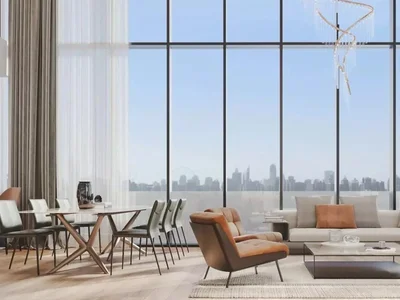 Complejo residencial New high-rise project ALTA V1EW c lounge areas in the prestigious area of JVC, Dubai, UAE