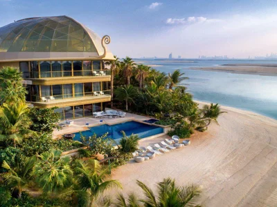 Residential complex Sweden Beach Palace — scandinavian-style villas by Kleindienst with a private beach area in The World Islands, Dubai