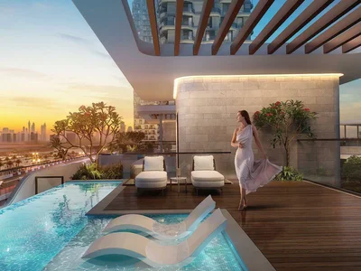 Residential complex New Takaya Residence with swimming pools and a so-working area near the autodrome, Motor City, Dubai, UAE