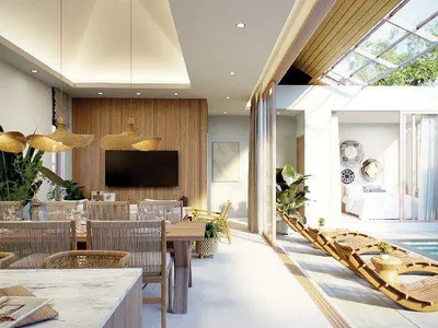 Residential complex Complex of villa with swimming pools and gardens close to Nai Yang Beach and the airport, Phuket, thailand