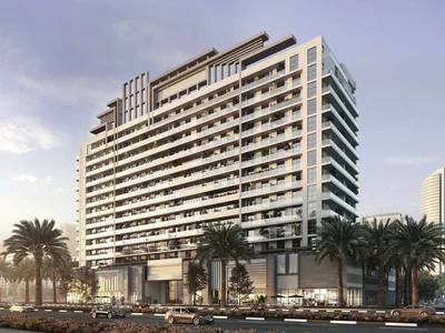 Zespół mieszkaniowy Azizi Plaza — residence by Azizi Developments with restaurants and a spa center in Al Furjan, one of the most popular and picturesque areas of Jebel Ali Village, Dubai