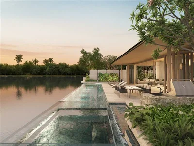 Zespół mieszkaniowy Complex of villas with swimming pools and a view of the lagoon, Bang Tao, Phuket, Thailand