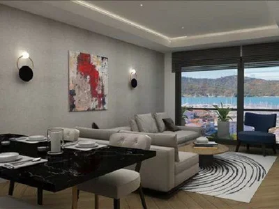 Zespół mieszkaniowy New residence with swimming pools and around-the-clock security in a prestigious area, near the marina and the promenade, Fethiye, Turkey