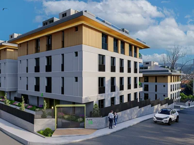 Residential complex Residential complex with panoramic city view in ecologically clean area, Uskudar, Istanbul, Turkey