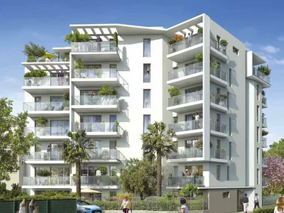 Жилой комплекс Великолепные апартаменты в новом жилом комплексе с садом и паркингом, Ментон, Лазурный Берег, Франция