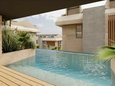 Residential complex New residence with swimming pools and an underground parking close to the city center, Fethiye, Turkey