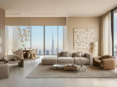 Wohnanlage Duplex apartments in the new skyscraper DNWT Residences, Business Bay area, Dubai, UAE